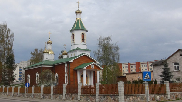 New orthodox church constructed post-1990 in Daugavpils Soviet district