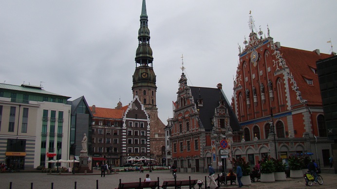 The main square of Riga Old Town