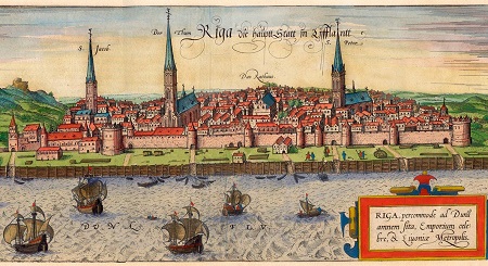 Riga in later 16th century