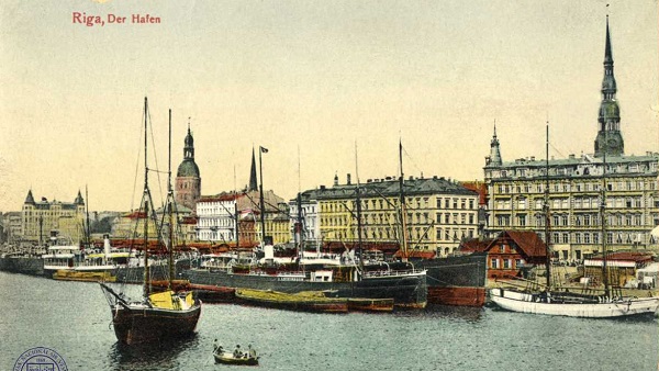 Port of Riga in 1910