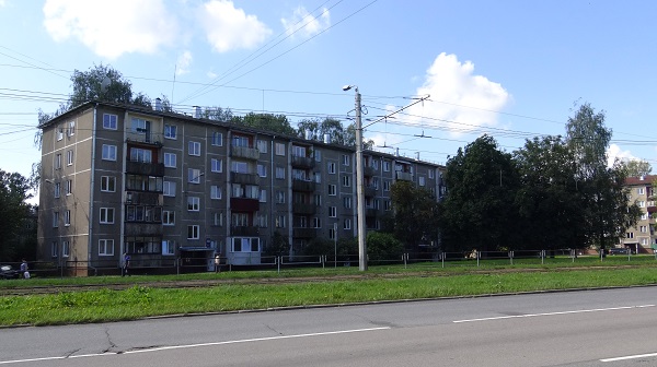 A Soviet apartment block in Riga