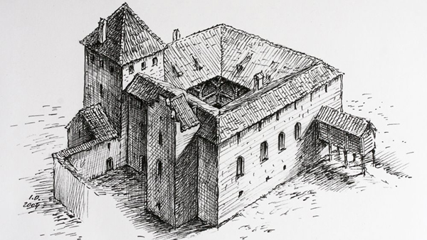 Ventspils castle in 13th-16th centuries