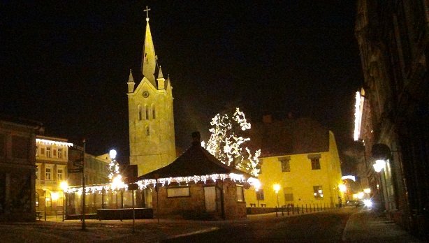 Central square of Cēsis