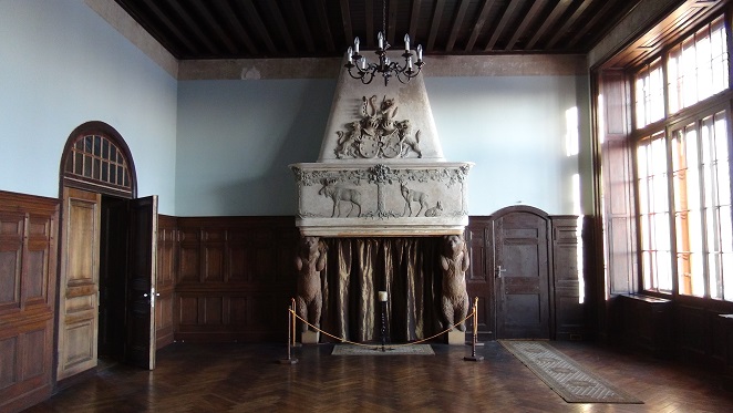 One of the rooms of Cesvaine Palace