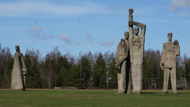 Part of Salaspils memorial. 