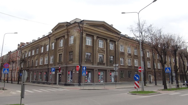 Stalinist apartment block in Daugavpils