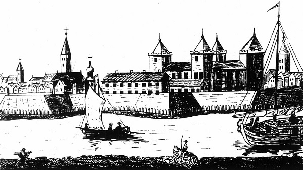 Jelgava castle in 1704