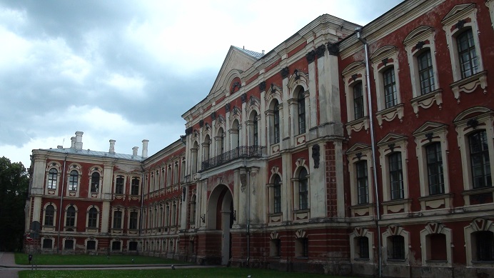 A small part of massive Jelgava palace