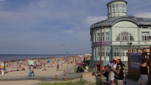 A former spa in Jūrmala beach