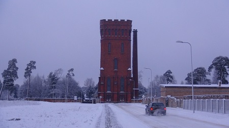 Former pigeon mail tower at Karosta