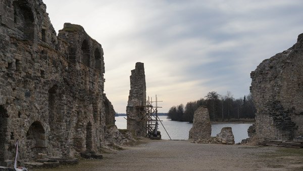 Koknese castle ruins