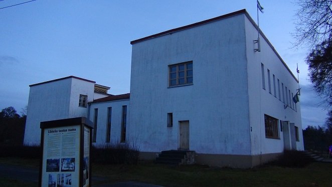 Liv community house in Mazribe, one of historic Liv villages, opened in 1938, is one of the few remaining Liv institutions