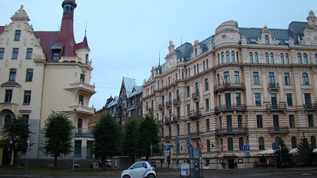 Art Nouveau buildings in Riga