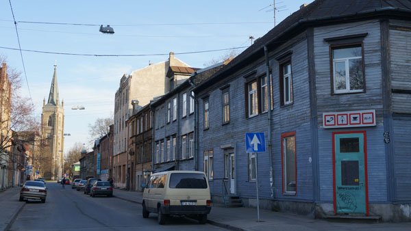 A street in Grīziņkalns