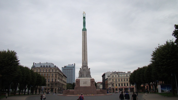 Freedom monument in Riga