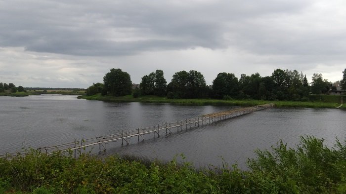 The fishing bridge of Salacgrīva