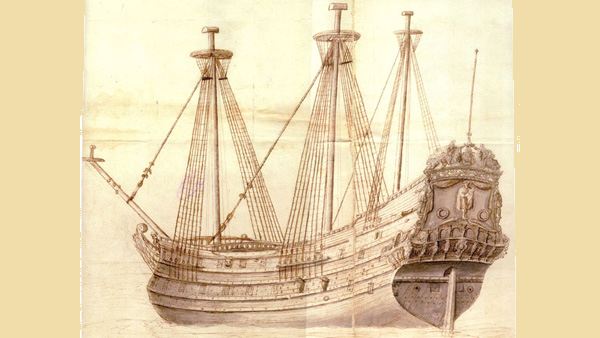 One of the Courland-Semigallia ships manufactored in Ventspils